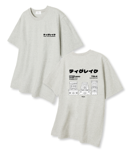 TI.GLAKE(ティーグレイク)の「ジョイスティック オーバーサイズ 半袖Tシャツ オートミール(Tシャツ/カットソー・レディース・その他・LARGE/X-LARGE/XX-LARGE)」の1枚目の写真