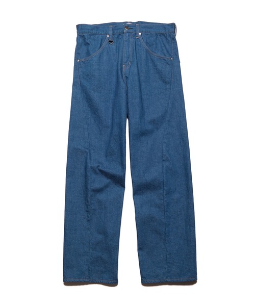 uniform experiment（ユニフォームエクスペリメント）の「RECONSTRUCTION JEANS（デニムパンツ・メンズ・インディゴブルー/ライトインディゴブルー・1/2/3/4/5）」の2枚目の写真