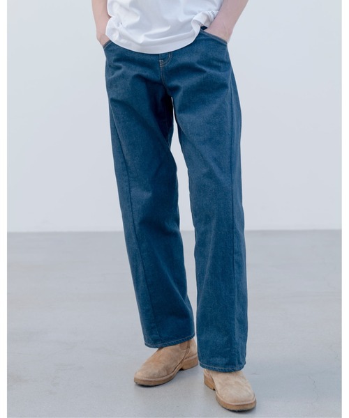 uniform experiment（ユニフォームエクスペリメント）の「RECONSTRUCTION JEANS（デニムパンツ・メンズ・インディゴブルー/ライトインディゴブルー・1/2/3/4/5）」の3枚目の写真
