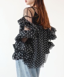 Cepica（セピカ）の「DECORATIVE TULLE TOPS（Tシャツ/カットソー）」