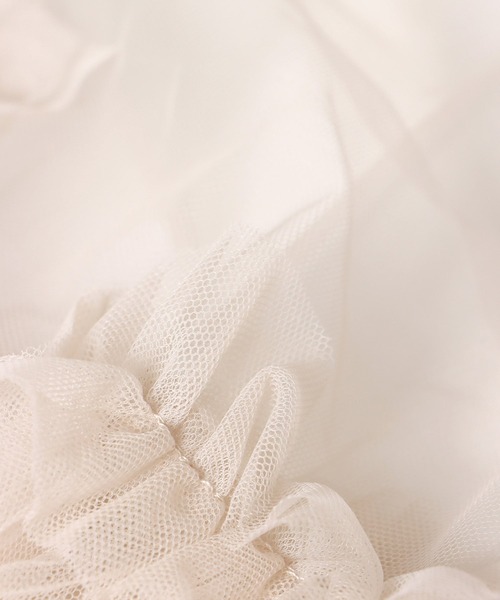 Cepica(セピカ)の「【ANDRESD】DECORATIVE TULLE TOPS(Tシャツ/カットソー・レディース・ベージュ/ドット/チャコールグレー・FREE)」の13枚目の写真