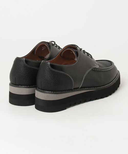 MAISON CLUB(メゾンクラブ)の「【MAISON CLUB】SHARK SOLE COMBINATION U-tip SHOES BY REMER CY シャークソールシューズ(ドレスシューズ・メンズ・ブラック/ブラック系その他2・L/LL/M/S)」の4枚目の写真