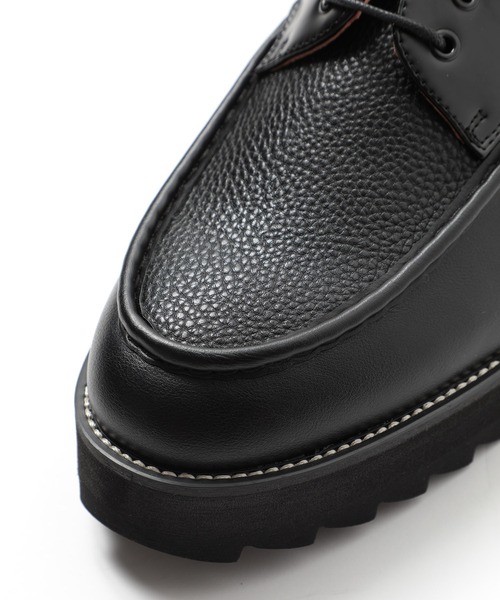 MAISON CLUB(メゾンクラブ)の「【MAISON CLUB】SHARK SOLE COMBINATION U-tip SHOES BY REMER CY シャークソールシューズ(ドレスシューズ・メンズ・ブラック/ブラック系その他2・L/LL/M/S)」の20枚目の写真