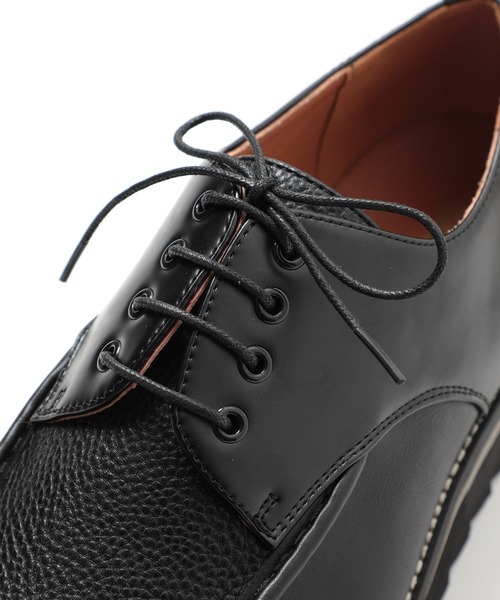 MAISON CLUB(メゾンクラブ)の「【MAISON CLUB】SHARK SOLE COMBINATION U-tip SHOES BY REMER CY シャークソールシューズ(ドレスシューズ・メンズ・ブラック/ブラック系その他2・L/LL/M/S)」の19枚目の写真