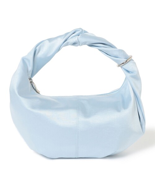 Ray BEAMS(レイビームス)の「サテン ホーボ ーバッグ(トートバッグ・レディース・サックスブルー/ブラック・ONE SIZE)」の9枚目の写真