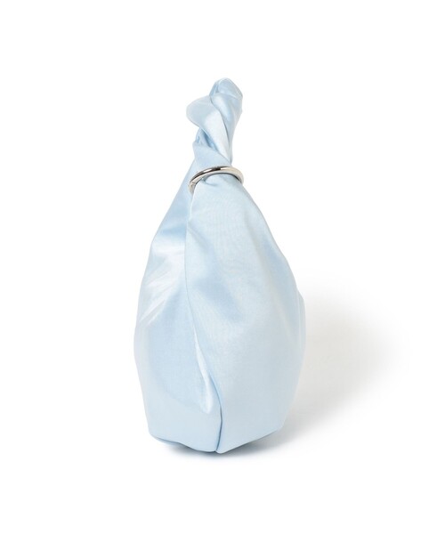 Ray BEAMS(レイビームス)の「サテン ホーボ ーバッグ(トートバッグ・レディース・サックスブルー/ブラック・ONE SIZE)」の8枚目の写真