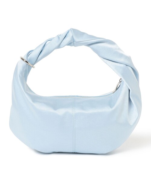 Ray BEAMS(レイビームス)の「サテン ホーボ ーバッグ(トートバッグ・レディース・サックスブルー/ブラック・ONE SIZE)」の7枚目の写真