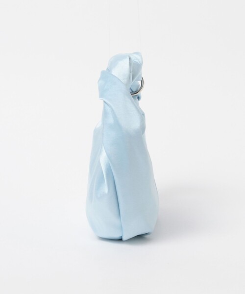 Ray BEAMS（レイビームス）の「サテン ホーボ ーバッグ（トートバッグ・レディース・サックスブルー/ブラック・ONE SIZE）」の6枚目の写真