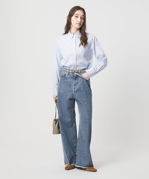 UNITED ARROWS(ユナイテッドアローズ)の「カットオフ デニムパンツ(デニムパンツ・レディース・その他1/ホワイト/ブラック/コバルトブルー・38/36/34)」の22枚目の写真