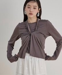 LOSCa（ロスカ）の「マルチウェイビスチェ/カットソーロンT（Tシャツ/カットソー）」