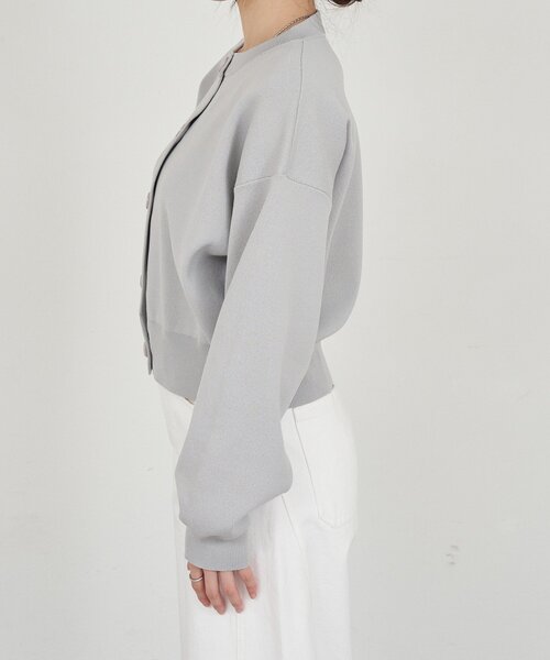 SHENERY（シーナリー）の「ソフトニットカーディガン（カーディガン/ボレロ・レディース・グレー/ピンク/ホワイト・FREE）」の19枚目の写真