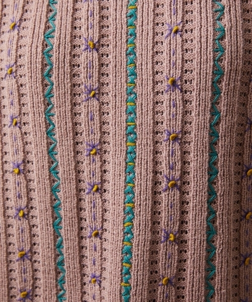 Escalera 刺繍ニットベスト（ニット/セーター）｜Jocomomola