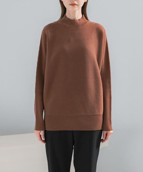 URBAN RESEARCH ROSSO WOMEN（アーバンリサーチ　ロッソ）の「ウォッシャブルアンチピリングドルマンニット（ニット/セーター・レディース・ネイビー/ブルー系その他/ブラウン/ベージュ系その他・FREE）」の20枚目の写真