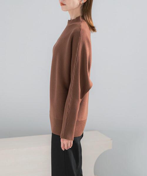 URBAN RESEARCH ROSSO WOMEN（アーバンリサーチ　ロッソ）の「ウォッシャブルアンチピリングドルマンニット（ニット/セーター・レディース・ネイビー/ブルー系その他/ブラウン/ベージュ系その他・FREE）」の19枚目の写真