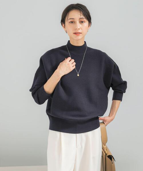 URBAN RESEARCH ROSSO WOMEN（アーバンリサーチ　ロッソ）の「ウォッシャブルアンチピリングドルマンニット（ニット/セーター・レディース・ネイビー/ブルー系その他/ブラウン/ベージュ系その他・FREE）」の13枚目の写真