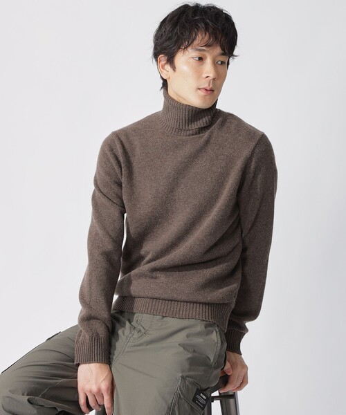 ECOALF（エコアルフ）の「BRUN タートルニット / BRUN KNIT MAN（ニット/セーター・メンズ・レッド系その他3/ダークブラウン・L/M）」の14枚目の写真