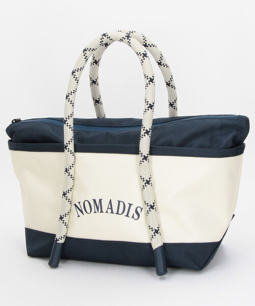 NOMADIS(ノマディス)の「NOMADIS/ノマディス CITY TREK / ロゴトートバッグ / 26SS-N218-0-(トートバッグ・レディース・ブラック/ネイビー・ONE SIZE)」の4枚目の写真