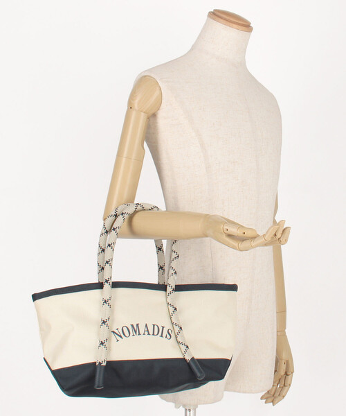 NOMADIS(ノマディス)の「NOMADIS/ノマディス CITY TREK / ロゴトートバッグ / 26SS-N218-0-(トートバッグ・レディース・ブラック/ネイビー・ONE SIZE)」の11枚目の写真