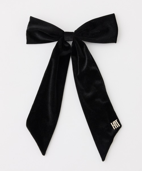 one after another NICE CLAUP（ワンアフターアナザーナイスクラップ）の「【Latini】リボンクリップ（バレッタ/ヘアクリップ・レディース・レッド/ホワイト×ブラック/ブラック/ブラック系その他・FREE）」の3枚目の写真