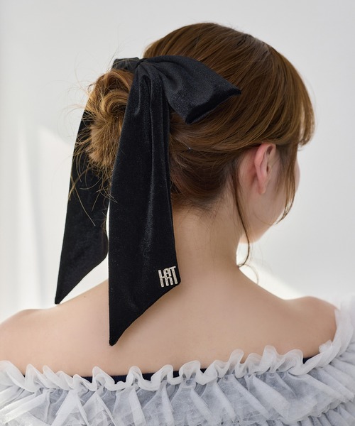 one after another NICE CLAUP（ワンアフターアナザーナイスクラップ）の「【Latini】リボンクリップ（バレッタ/ヘアクリップ・レディース・レッド/ホワイト×ブラック/ブラック/ブラック系その他・FREE）」の8枚目の写真