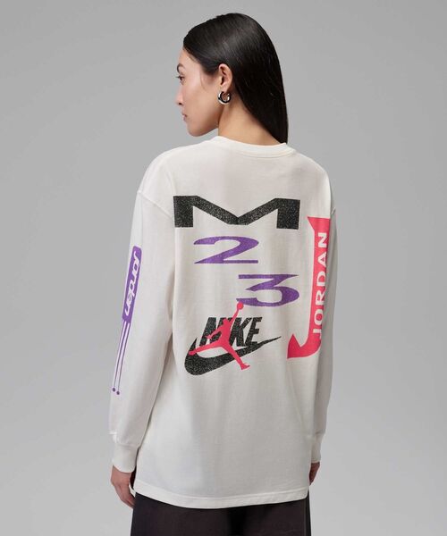 JORDAN BRAND(ジョーダンブランド)の「ジョーダン フライト ウィメンズ オーバーサイズド ロングスリーブ Tシャツ / Jordan Flight Women's Oversized Long-Sleeve T-Shirt IF0804-133 Sail(Tシャツ/カットソー・レディース・クリーム・S/L/XL/2XL/M/XS)」の12枚目の写真