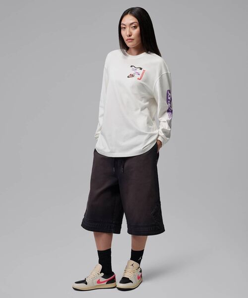 JORDAN BRAND(ジョーダンブランド)の「ジョーダン フライト ウィメンズ オーバーサイズド ロングスリーブ Tシャツ / Jordan Flight Women's Oversized Long-Sleeve T-Shirt IF0804-133 Sail(Tシャツ/カットソー・レディース・クリーム・S/L/XL/2XL/M/XS)」の17枚目の写真