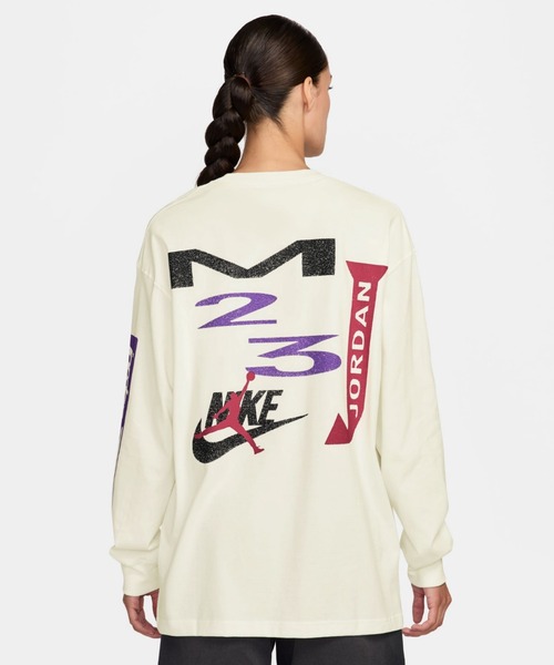 JORDAN BRAND(ジョーダンブランド)の「ジョーダン フライト ウィメンズ オーバーサイズド ロングスリーブ Tシャツ / Jordan Flight Women's Oversized Long-Sleeve T-Shirt IF0804-133 Sail(Tシャツ/カットソー・レディース・クリーム・S/L/XL/2XL/M/XS)」の3枚目の写真