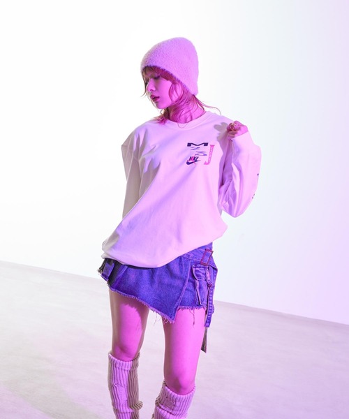 JORDAN BRAND(ジョーダンブランド)の「ジョーダン フライト ウィメンズ オーバーサイズド ロングスリーブ Tシャツ / Jordan Flight Women's Oversized Long-Sleeve T-Shirt IF0804-133 Sail(Tシャツ/カットソー・レディース・クリーム・S/L/XL/2XL/M/XS)」の8枚目の写真