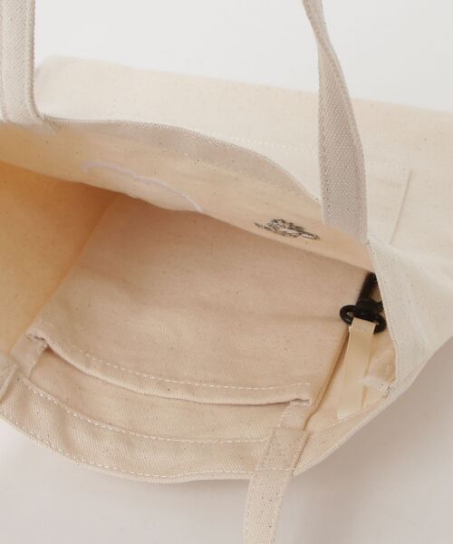 PEANUTS（ピーナッツ）の「SNOOPY スヌーピー ミニトートバッグ（トートバッグ・レディース・ネイビー/グリーン/アイボリー/アイボリー系・FREE）」の5枚目の写真