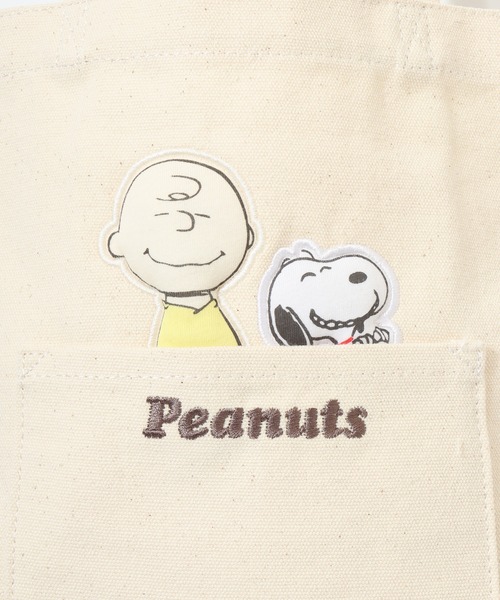 PEANUTS（ピーナッツ）の「SNOOPY スヌーピー ミニトートバッグ（トートバッグ・レディース・ネイビー/グリーン/アイボリー/アイボリー系・FREE）」の13枚目の写真