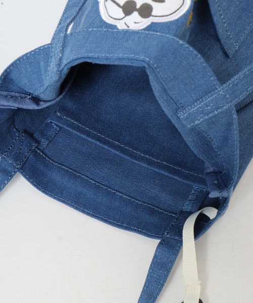 PEANUTS（ピーナッツ）の「SNOOPY スヌーピー ミニトートバッグ（トートバッグ・レディース・ネイビー/グリーン/アイボリー/アイボリー系・FREE）」の21枚目の写真