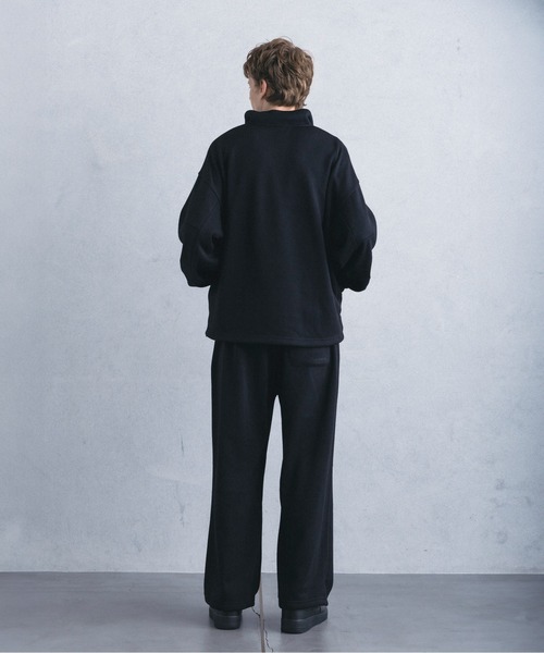 +phenix（プラスフェニックス）の「【WEB・直営店限定】+phenix(プラスフェニックス)FLEECE WIDE PANTS フリースワイドパンツ（その他パンツ・メンズ・チャコール/ブラック・M/XL/L）」の9枚目の写真
