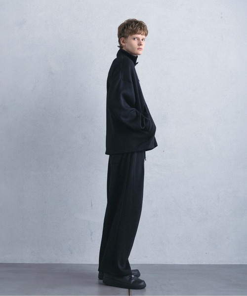 +phenix（プラスフェニックス）の「【WEB・直営店限定】+phenix(プラスフェニックス)FLEECE WIDE PANTS フリースワイドパンツ（その他パンツ・メンズ・チャコール/ブラック・M/XL/L）」の10枚目の写真