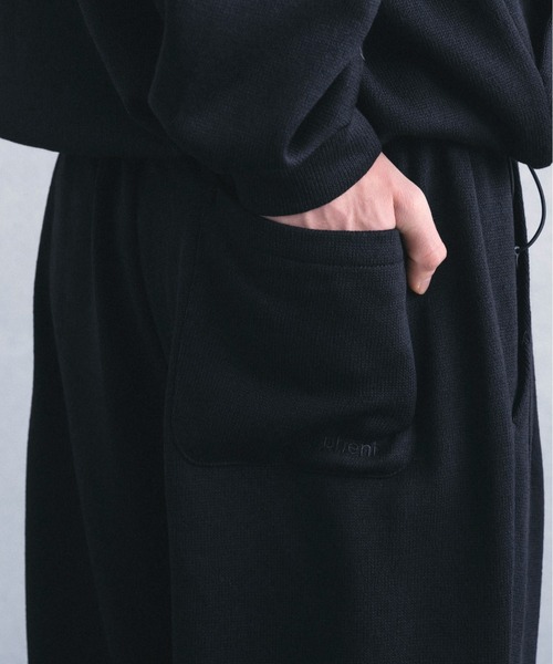 +phenix（プラスフェニックス）の「【WEB・直営店限定】+phenix(プラスフェニックス)FLEECE WIDE PANTS フリースワイドパンツ（その他パンツ・メンズ・チャコール/ブラック・M/XL/L）」の11枚目の写真