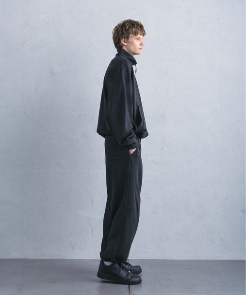+phenix（プラスフェニックス）の「【WEB・直営店限定】+phenix(プラスフェニックス)FLEECE WIDE PANTS フリースワイドパンツ（その他パンツ・メンズ・チャコール/ブラック・M/XL/L）」の15枚目の写真