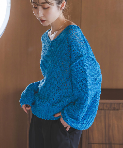 26SS先行》ELODIE ローゲージ ニット（ニット/セーター）｜NOBLE