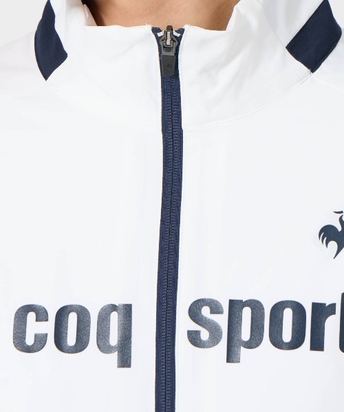 le coq sportif(ルコックスポルティフ)の「【はっ水/遮熱】サンスクリーンクロスジャケット(ナイロンジャケット・メンズ・ネイビー/ブラック/ホワイト/レッド・XXL/XL/L/M/S)」の11枚目の写真