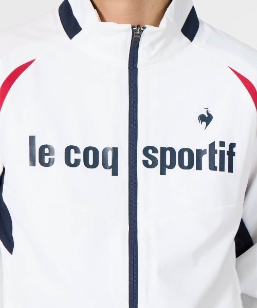 le coq sportif(ルコックスポルティフ)の「【はっ水/遮熱】サンスクリーンクロスジャケット(ナイロンジャケット・メンズ・ネイビー/ブラック/ホワイト/レッド・XXL/XL/L/M/S)」の12枚目の写真