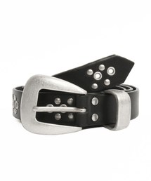 DOFFJASON（ドフジェーソン）の「スタッドアイレットウエスタンハードレザーベルト（ベルト）」