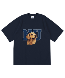 NTET（エンティーイーティー）の「NUリトリーバー オーバーサイズ 半袖Tシャツ ネイビー（Tシャツ/カットソー）」
