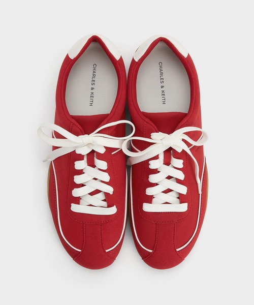 CHARLES & KEITH(チャールズ & キース)の「Louise ルーイ コントラストトリム スニーカー(スニーカー・レディース・ダークブルー/ホワイト/レッド・22.5cm/25cm/24.5cm/23.5cm/23cm)」の15枚目の写真