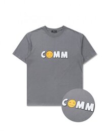 COMMONZ（コモンズ）の「COMMスマイルTシャツ_チャコール（Tシャツ/カットソー）」