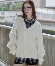 WEGO/【26年春夏新作】クロップドカーディガン