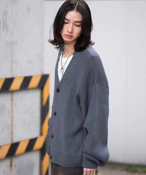 WEGO（ウィゴー）の「WEGO/【26年春夏新作】クロップドカーディガン（カーディガン/ボレロ・メンズ・オフホワイト/ブラック/ブルー系その他・MEDIUM/LARGE）」の17枚目の写真