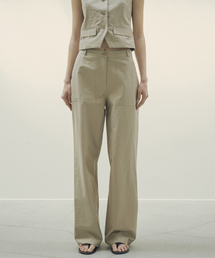 SIYAZU（シヤジュ）の「SIPT7125 ワシャパティグパンツ_カーキベージュ（その他パンツ）」