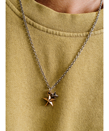 SCALETTOBLACK（スカーレットブラック）の「URM009 Two-Star Pendant Necklace（ネックレス）」