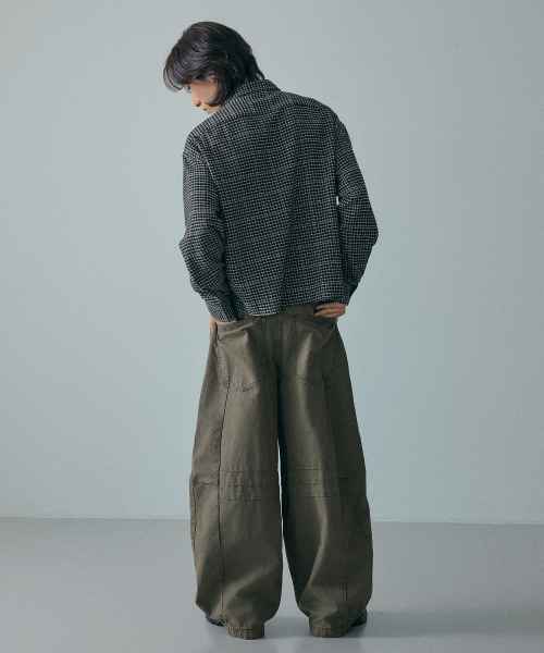 LXT（エルエックスティー）の「コットンカーブドウォッシングワイドパンツ[カーキ]（その他パンツ・レディース・その他・2XL/X-LARGE/LARGE/MEDIUM/SMALL）」の6枚目の写真