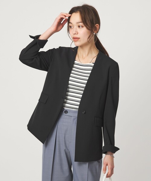 セール】［size SHORTあり］サラフール ノーラペル ジャケット