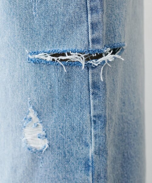 DISCOAT（ディスコート）の「USコットンクラッシュデニムナロースカート（デニムスカート・レディース・サックスブルー・FREE）」の18枚目の写真