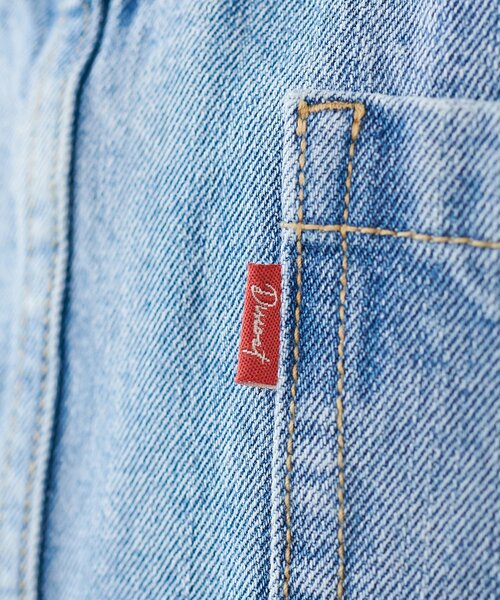 DISCOAT（ディスコート）の「USコットンクラッシュデニムナロースカート（デニムスカート・レディース・サックスブルー・FREE）」の14枚目の写真